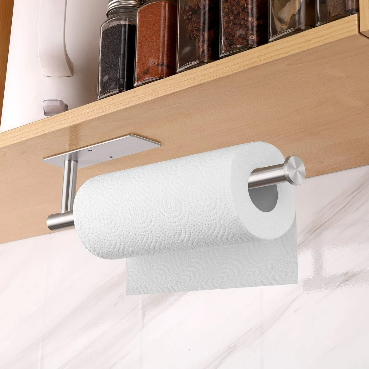 Portarrollos Soporte Para Papel Toalla De Baño Cocina - Imagen 9