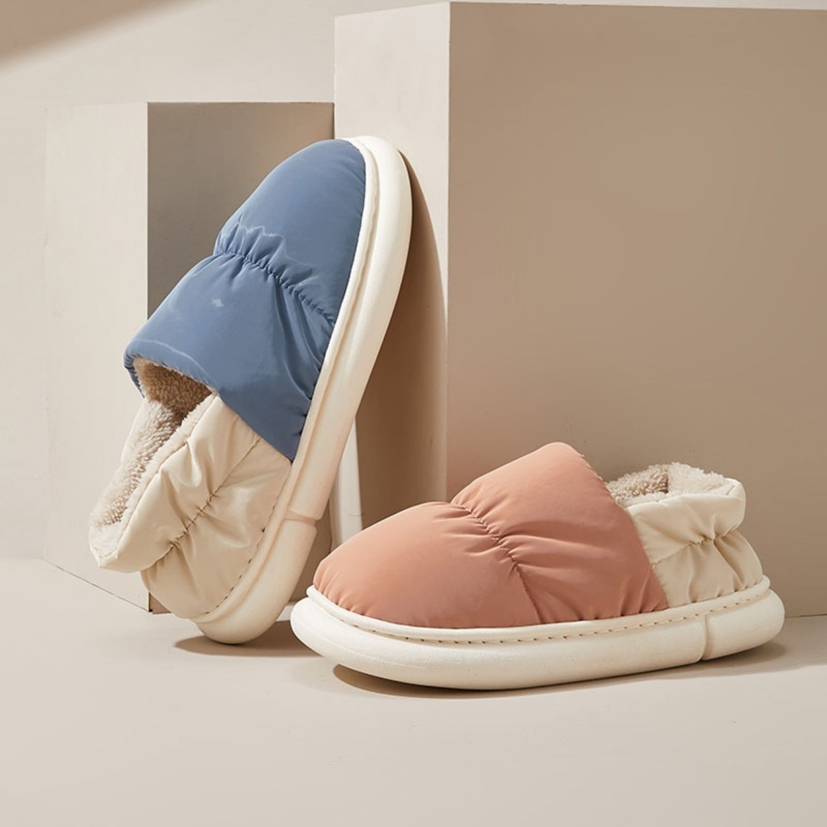 Pantufla Cerrada Interior Corderito Calentitas Unisex - Imagen 21