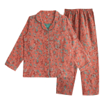Pijama Ropa Para Dormir Con Estampados Flores De Dos Piezas