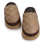 Pantuflas De Adulto Elegantes Abiertas Con Corderito - Imagen 3