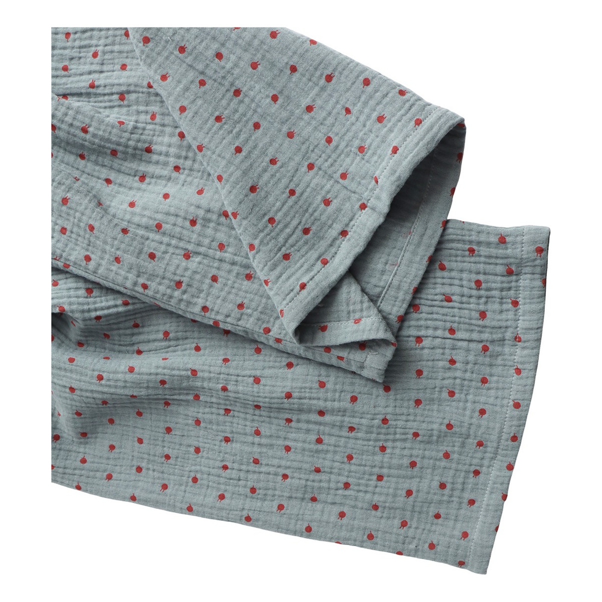 Ropa Para Dormir Puntos Rojos Para Dama Pijama Abrigo - Imagen 7