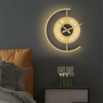 Lampara De Pared Moderna Decoración Diseño De Reloj - Imagen 3