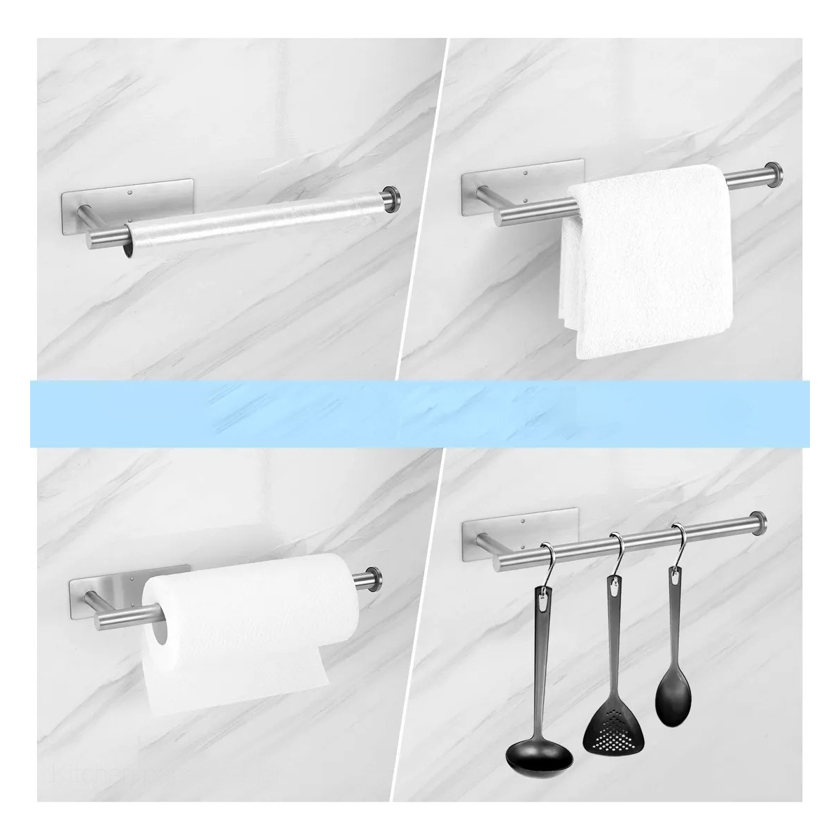 Portarrollos Soporte Para Papel Toalla De Baño Cocina - Imagen 11