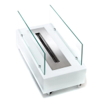 Estufa Fógon Decorativo De Etanol Portatil Con Ruedas - Imagen 2