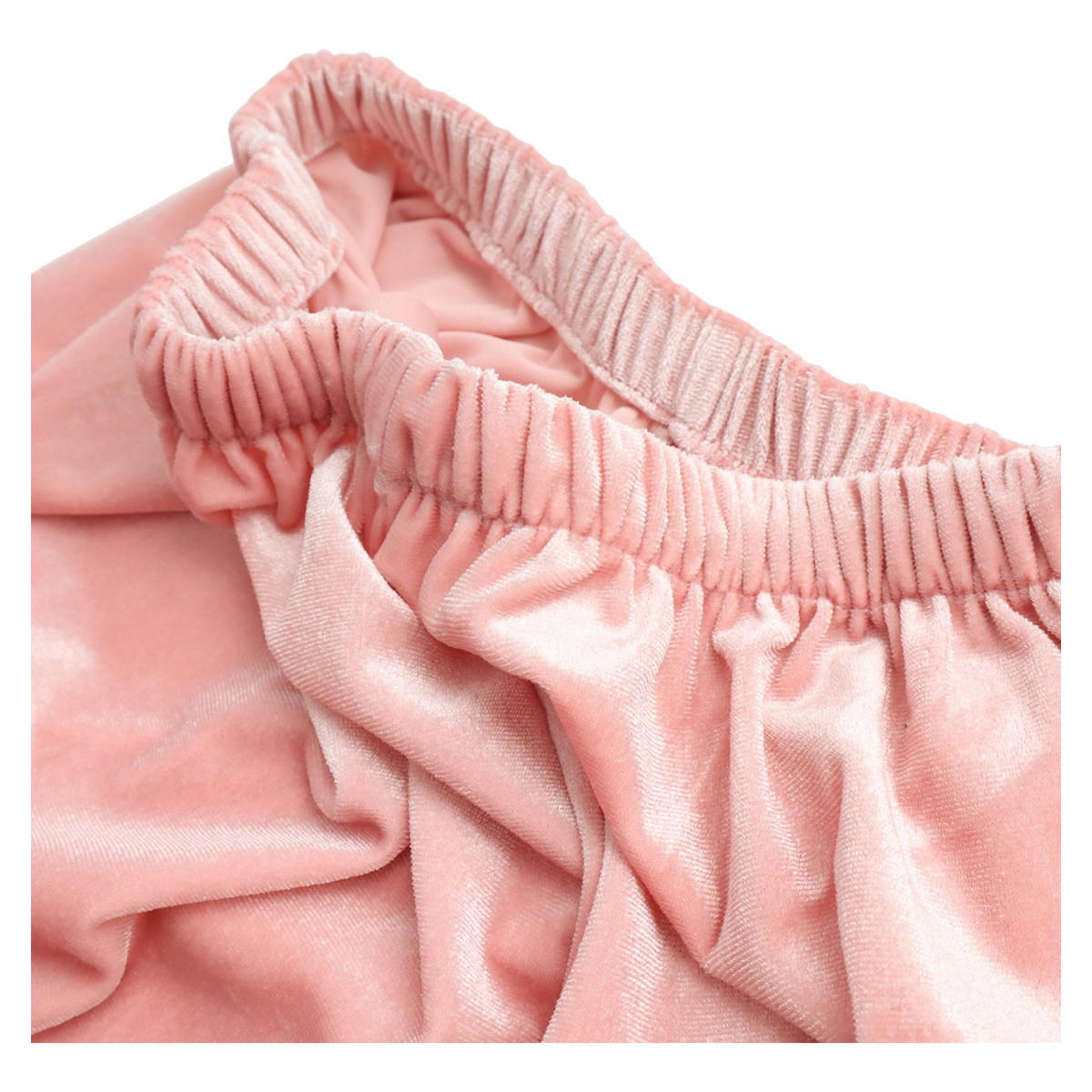Pijama Terciopelo Para Dama De Invierno 2 Piezas Con Encaje - Imagen 14