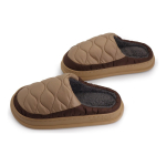 Pantuflas De Adulto Elegantes Abiertas Con Corderito - Imagen 10