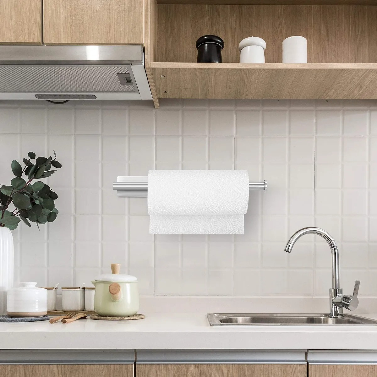 Portarrollos Soporte Para Papel Toalla De Baño Cocina - Imagen 10