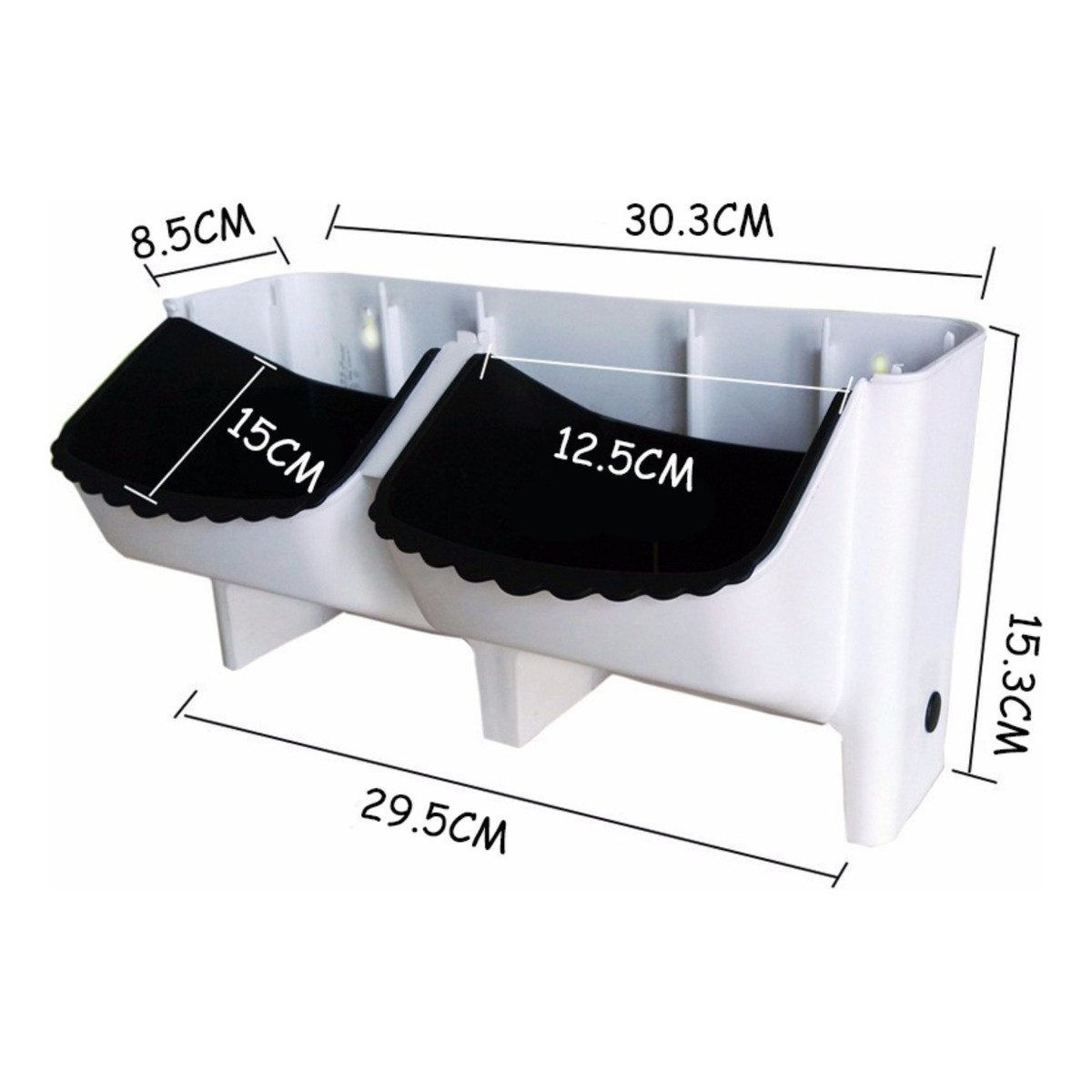 Maceta Para Pared Apilable Y Amurable Jardin Vertical Doble - Imagen 14