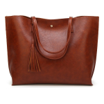 Cartera Bolso En Cuero Pu Sin Hebillas Minimalista Moderno - Imagen 2