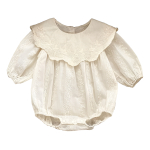 Body Primavera Para Bebe De Manga Larga De Broderie