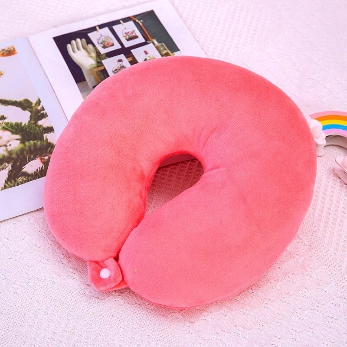 Almohada Para Cuello Cervical De Espuma Para Viaje - Imagen 2