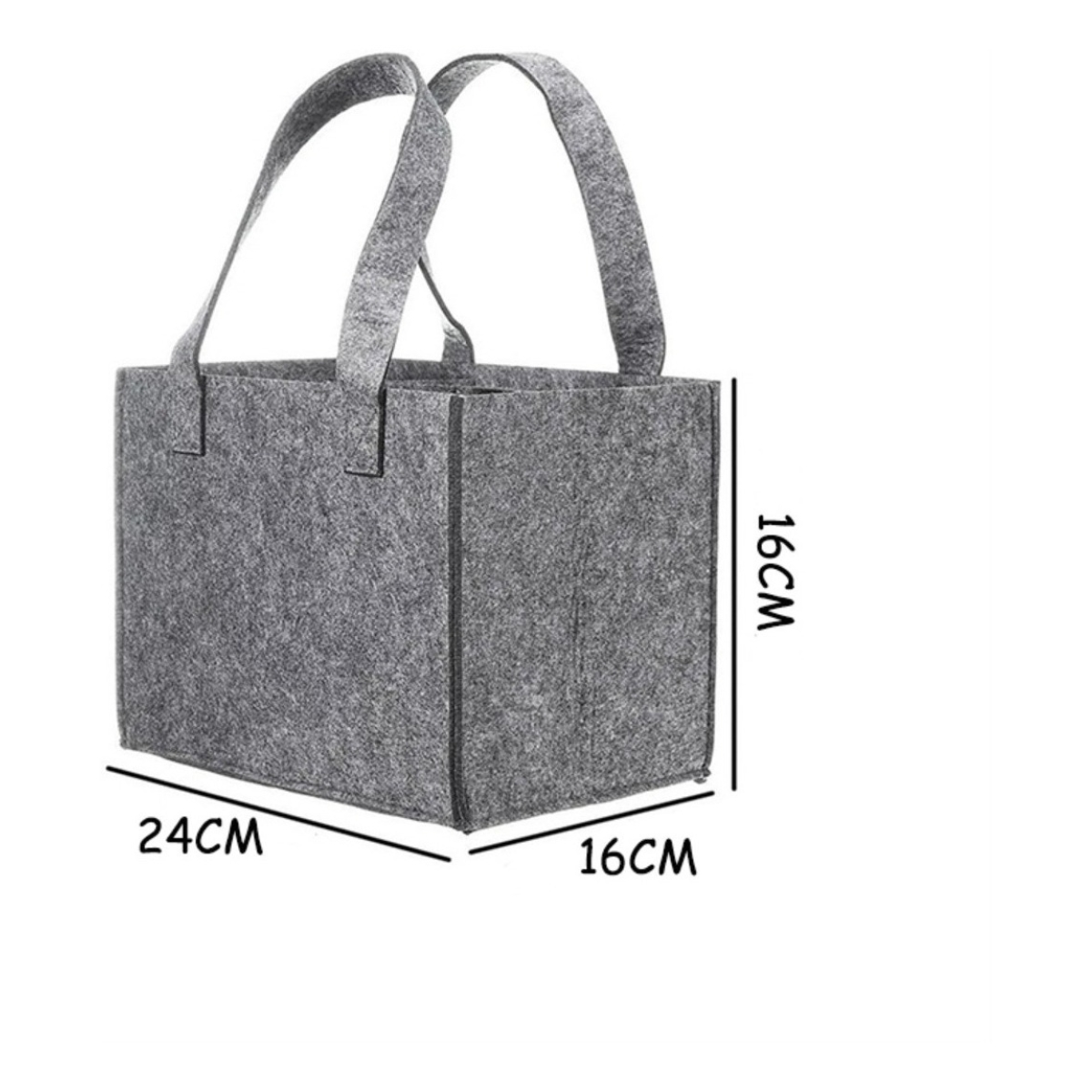 Bolsa Transporte 6 Botellas Vino Con Asas Fieltro Iluminaras - Imagen 6