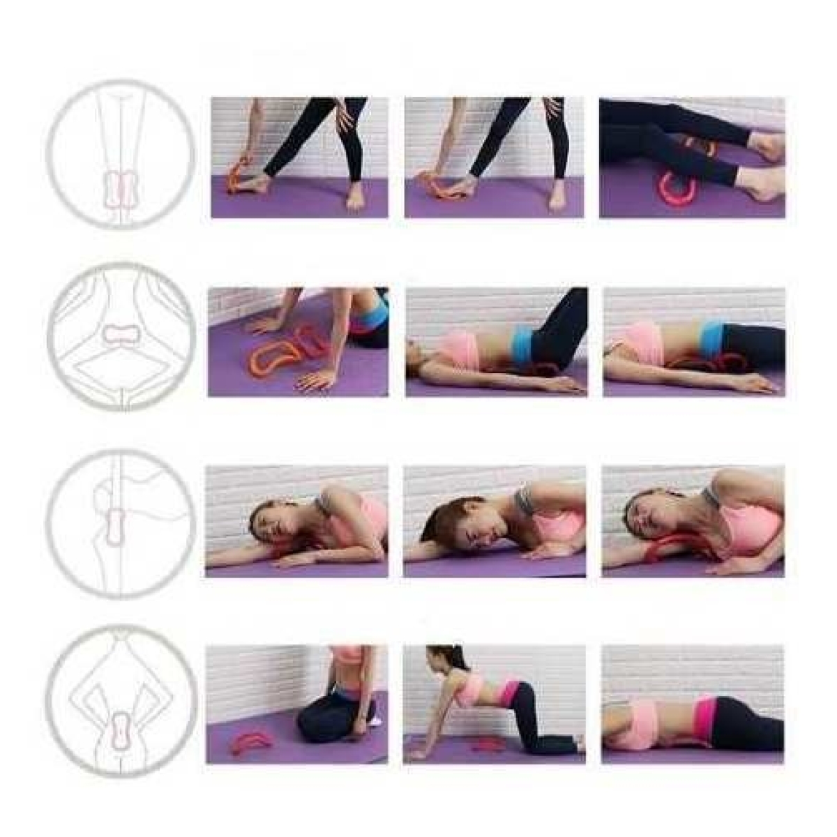 Anillo De Yoga Para Entrenamiento En El Hogar, Gimnasio. - Imagen 6
