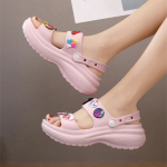 Sandalias Calzado Zapatillas Suela Gruesa Tendencia Verano - Imagen 11