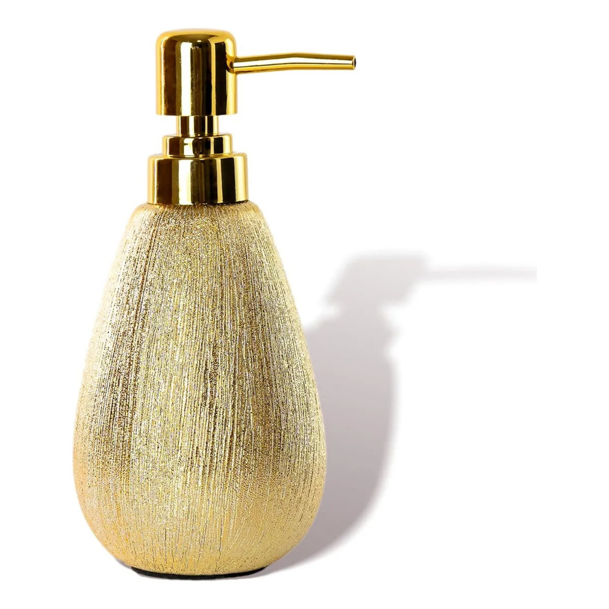 Dispensador De Jabón Líquido Elegante Cerámica Texturizado - Imagen 1