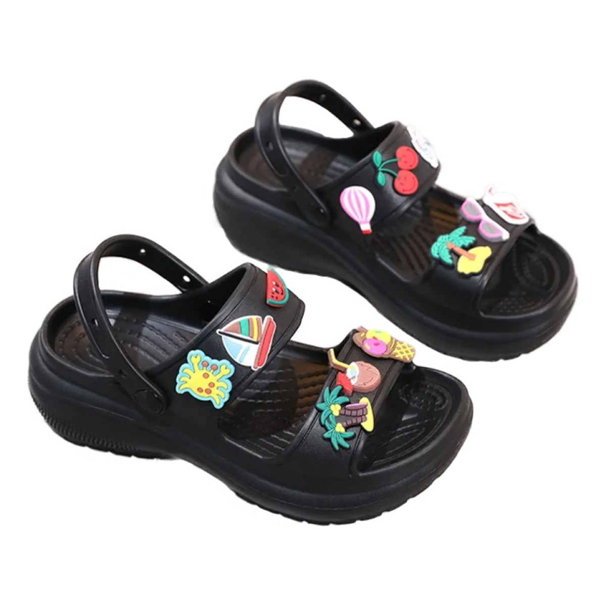 Sandalias Calzado Zapatillas Suela Gruesa Tendencia Verano - Imagen 2
