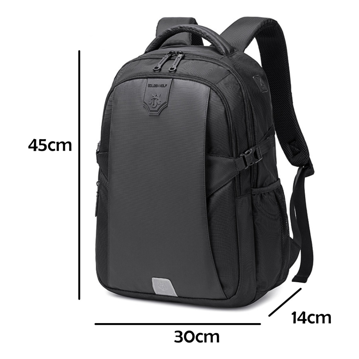 Mochila Gran Capacidad Para Laptop Impermeable Resistente - Imagen 6