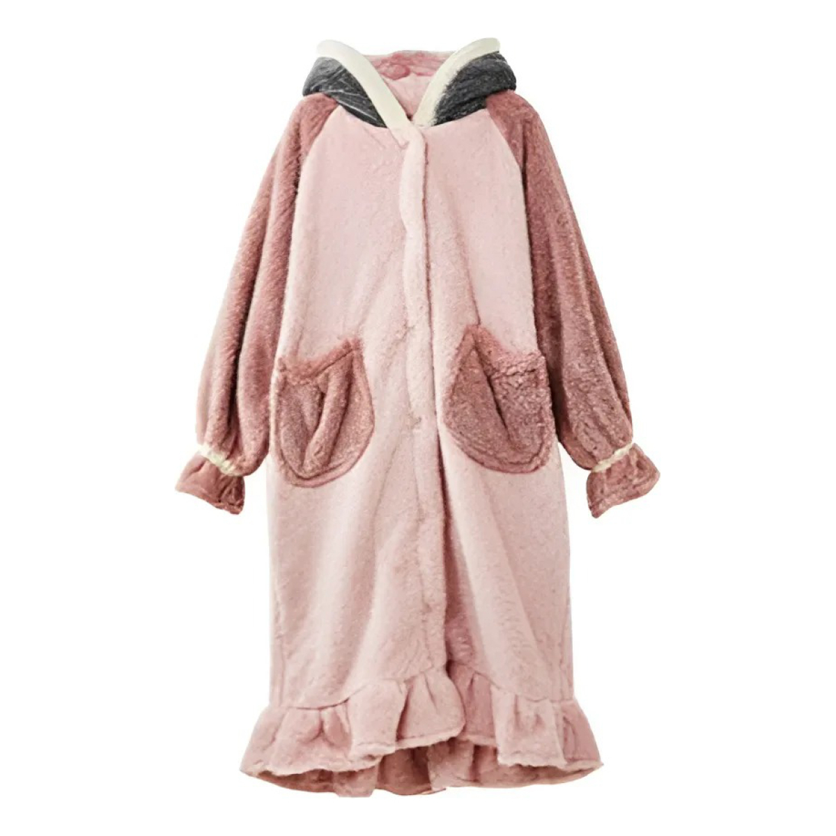 Bata Pijama Salto De Cama De Felpa Diseño Minnie Mouse - Imagen 2