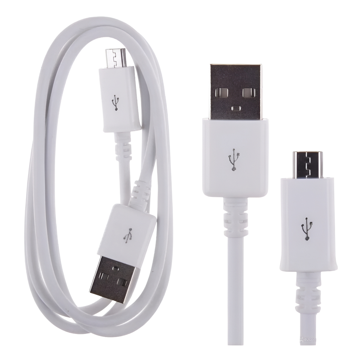 Cable Usb A Micro Usb Negro Blanco Samsung Calidad Premium® - Imagen 4