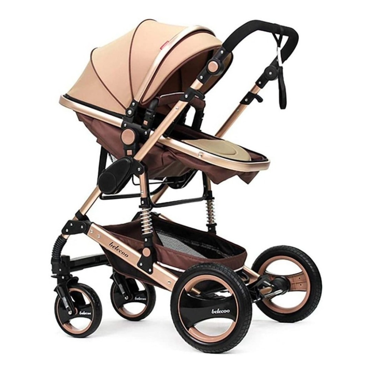 Cochecito De Bebé Belecco 535-q3 Diseño Moderno - Imagen 9