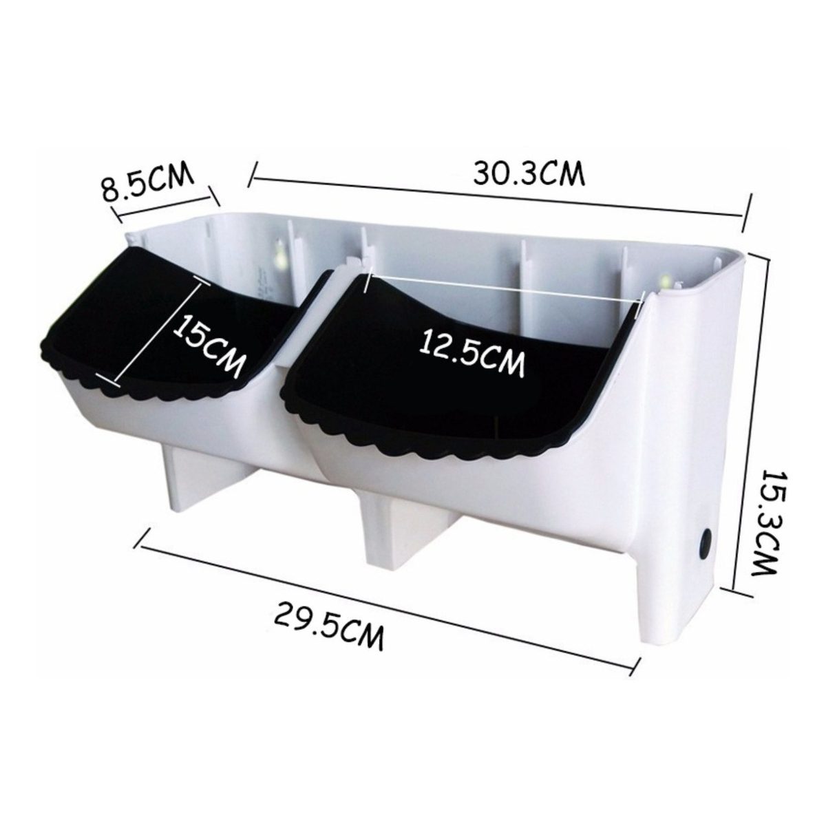 Maceta Para Pared Apilable Y Amurable Jardin Vertical Doble - Imagen 18