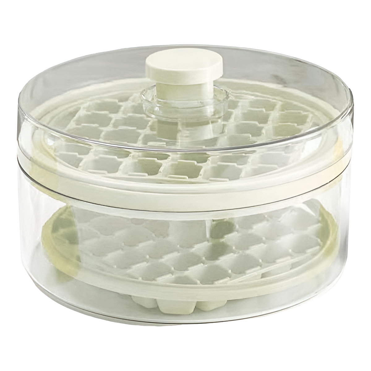 Hielera Molde Dos Pisos Circular Con Tapa Y Pala Cubetera - Imagen 1