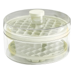 Hielera Molde Dos Pisos Circular Con Tapa Y Pala Cubetera