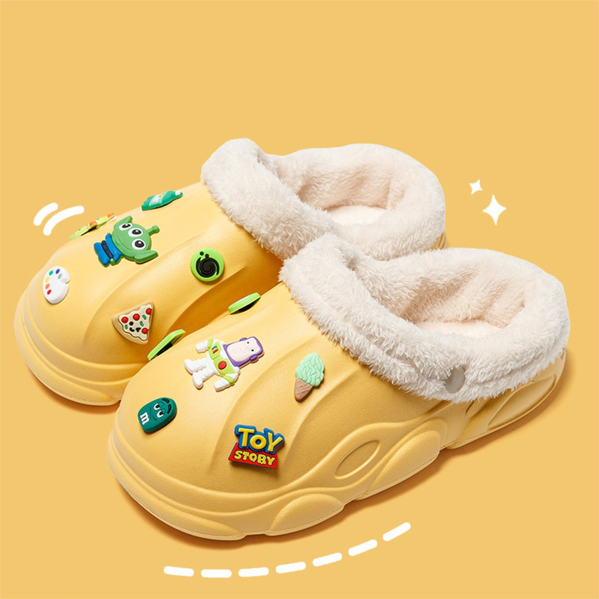 Pantufla Calentita Niño Niña En Pvc Con Interior Corderito - Imagen 2
