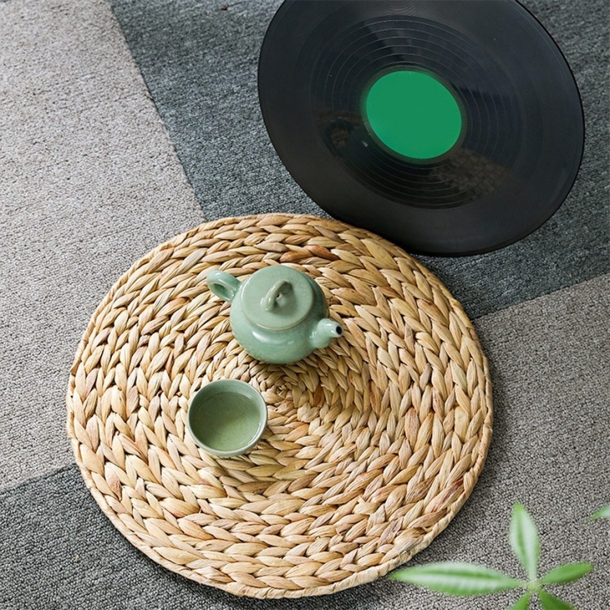 Individual De Mimbre Posa Plato Circular Salvamantel 35 Cm - Imagen 8