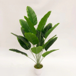 Planta Artificial 80 Cm Hoja Tropical Palmera Banano - Imagen 3
