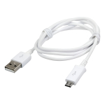 Cable Usb A Micro Usb Negro Blanco Samsung Calidad Premium® - Imagen 2