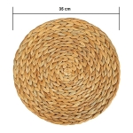 Individual De Mimbre Posa Plato Circular Salvamantel 35 Cm - Imagen 2