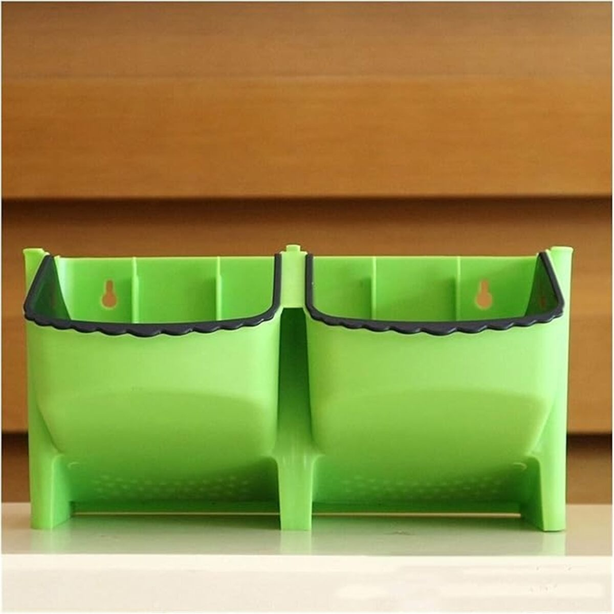 Maceta Para Pared Apilable Y Amurable Jardin Vertical Doble - Imagen 9