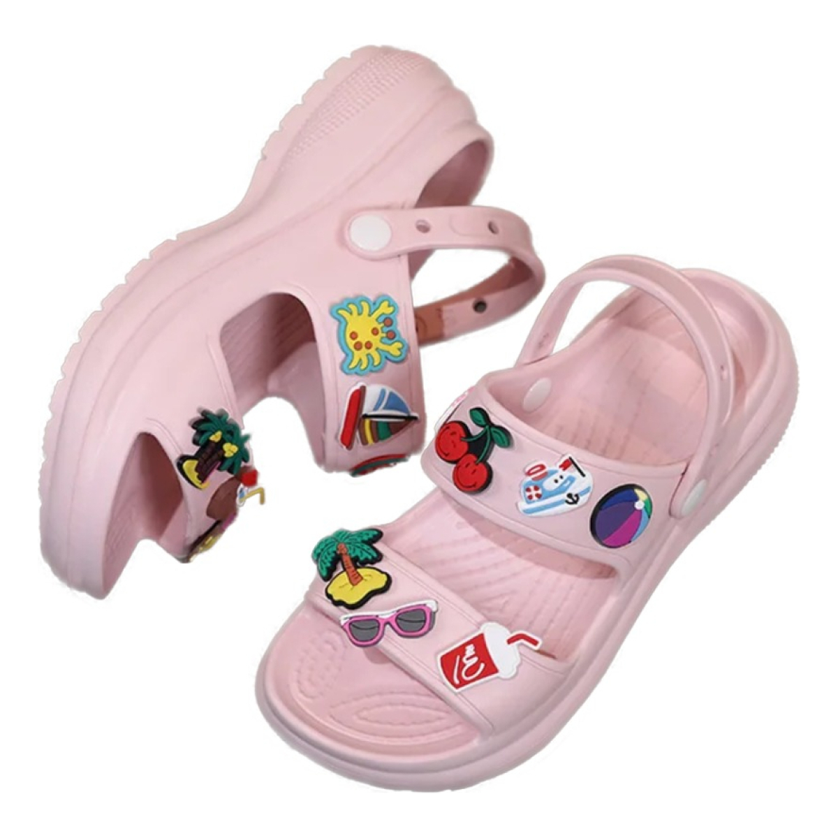 Sandalias Calzado Zapatillas Suela Gruesa Tendencia Verano - Imagen 8