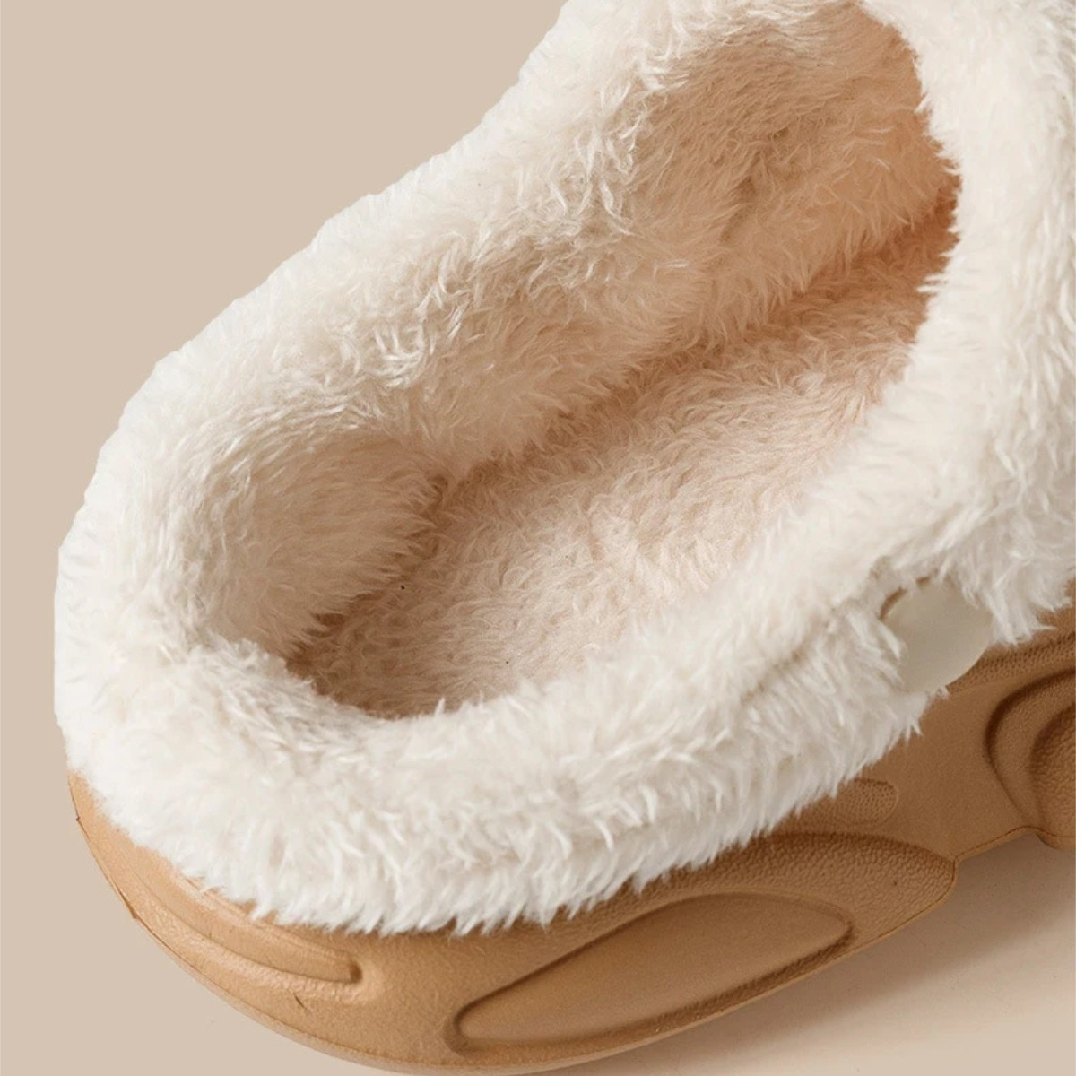 Pantufla Calentita Niño Niña En Pvc Con Interior Corderito - Imagen 3
