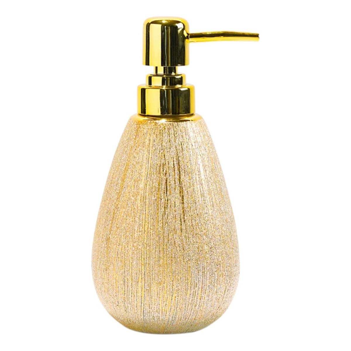 Dispensador De Jabón Líquido Elegante Cerámica Texturizado - Imagen 2