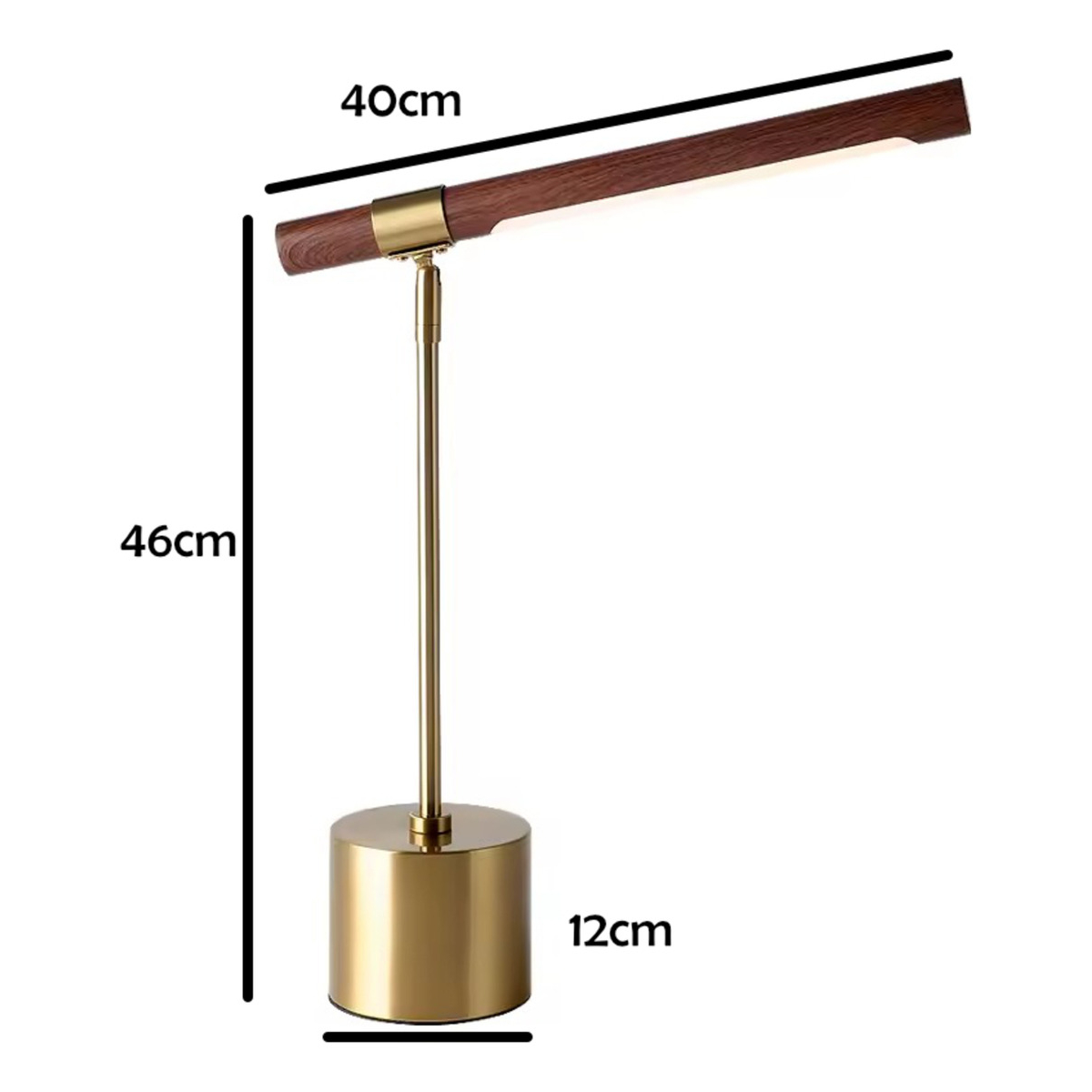 Lámpara De Mesa LED Con Brazo Ajustable Estilo Elegante - Imagen 9