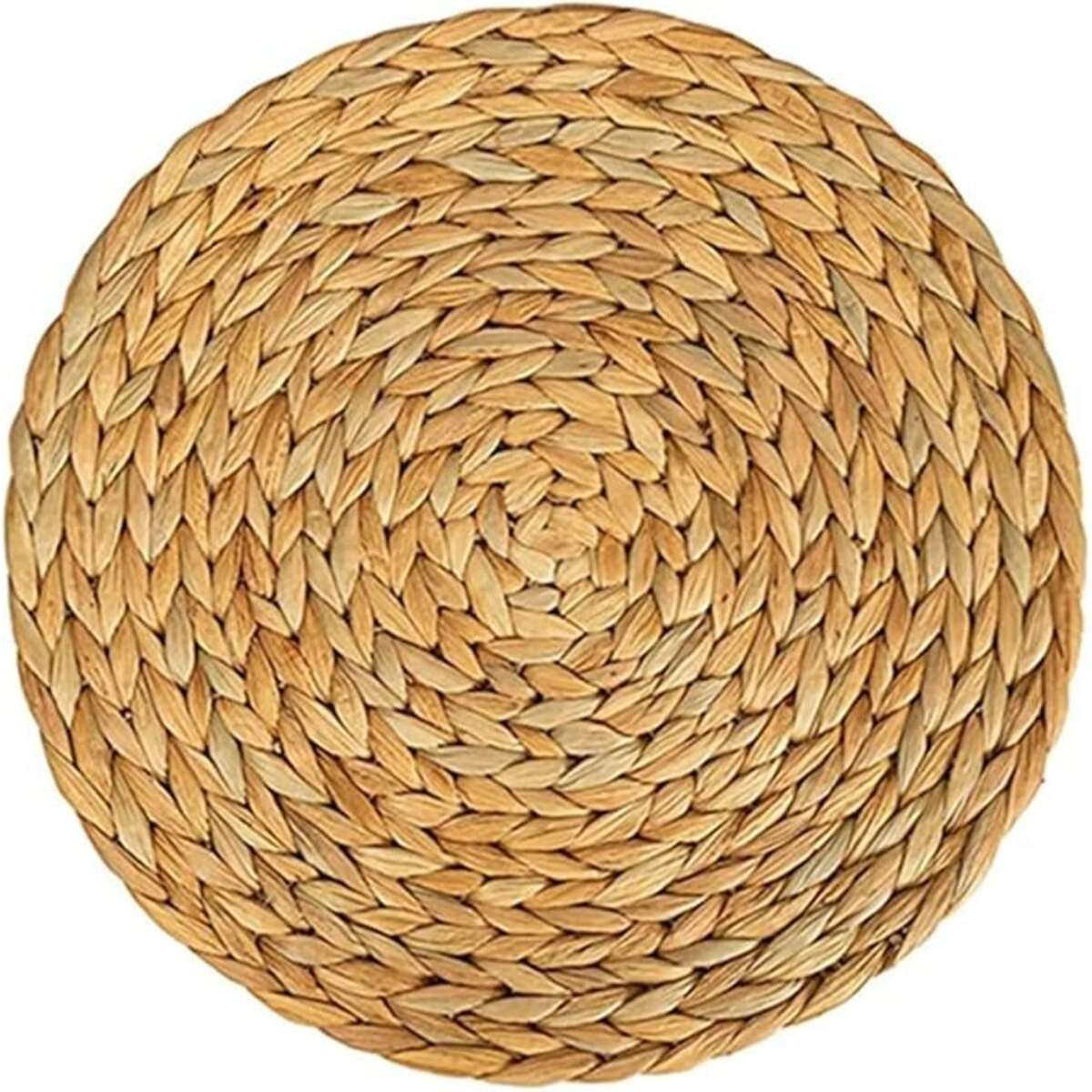 Individual De Mimbre Posa Plato Circular Salvamantel 35 Cm - Imagen 1