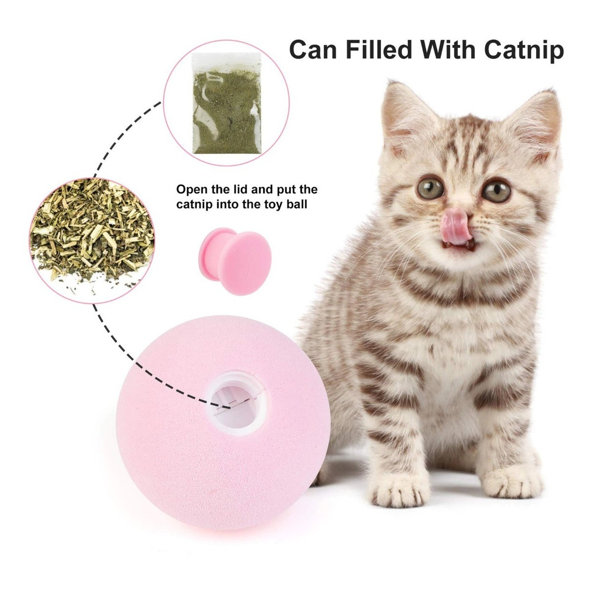 Bola Para Gato Con Simulación De Sonido Juguete - Imagen 25