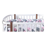 Chichonera Trenzada Para Cuna 2mts Bebes Protección - Imagen 7