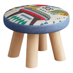 Banquito Banco De Madera Para Niños Taburete Tapizado - Imagen 7