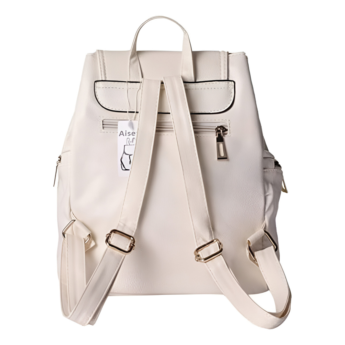 Bolso Cartera Mochila Moderno Varios Cierres Gran Capacidad - Imagen 8