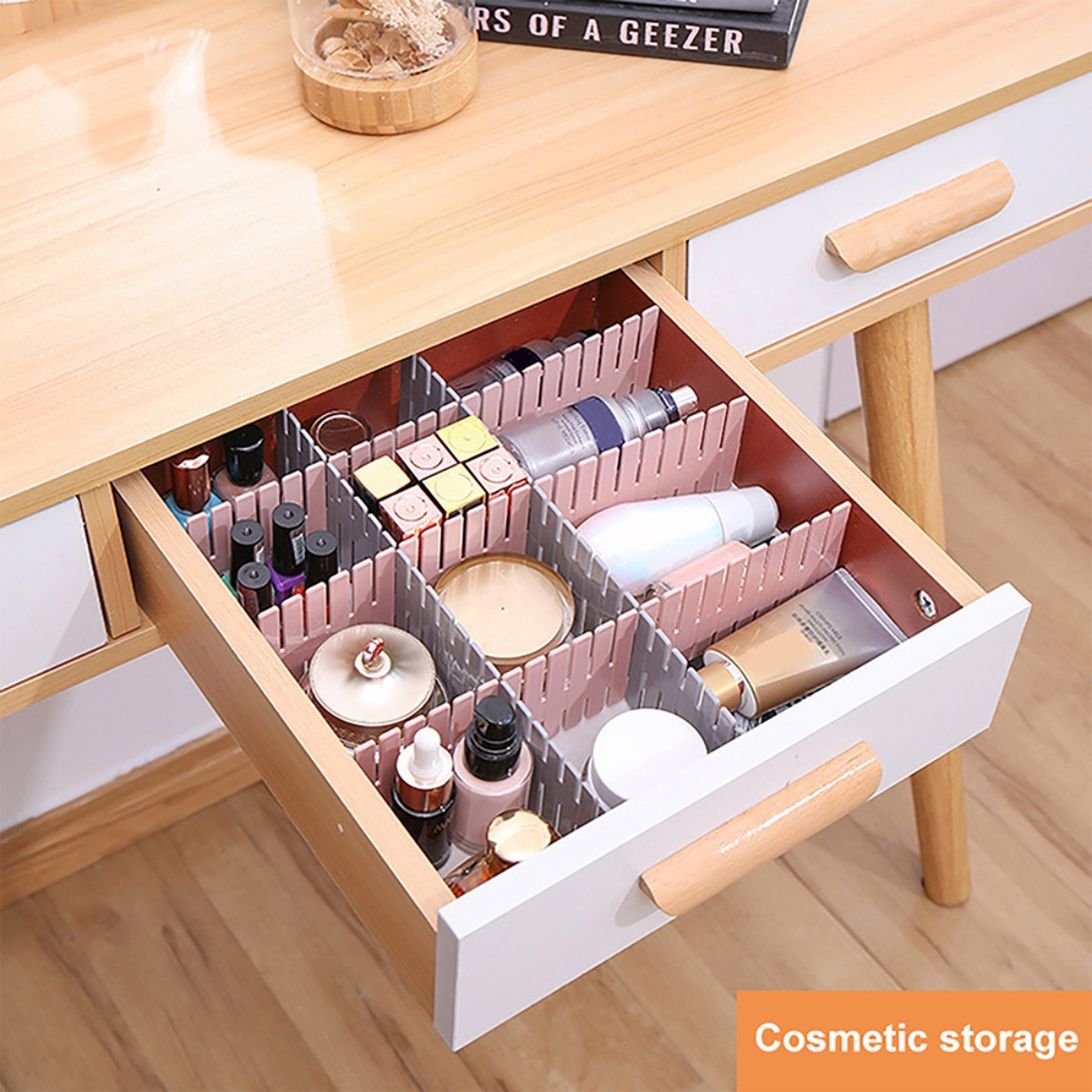 Separador Organizador Plastico De Cajas Cajones Ajustable Ch - Imagen 16