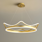 Lámpara Colgante Infantil Corona Led Para Dormitorio - Imagen 2
