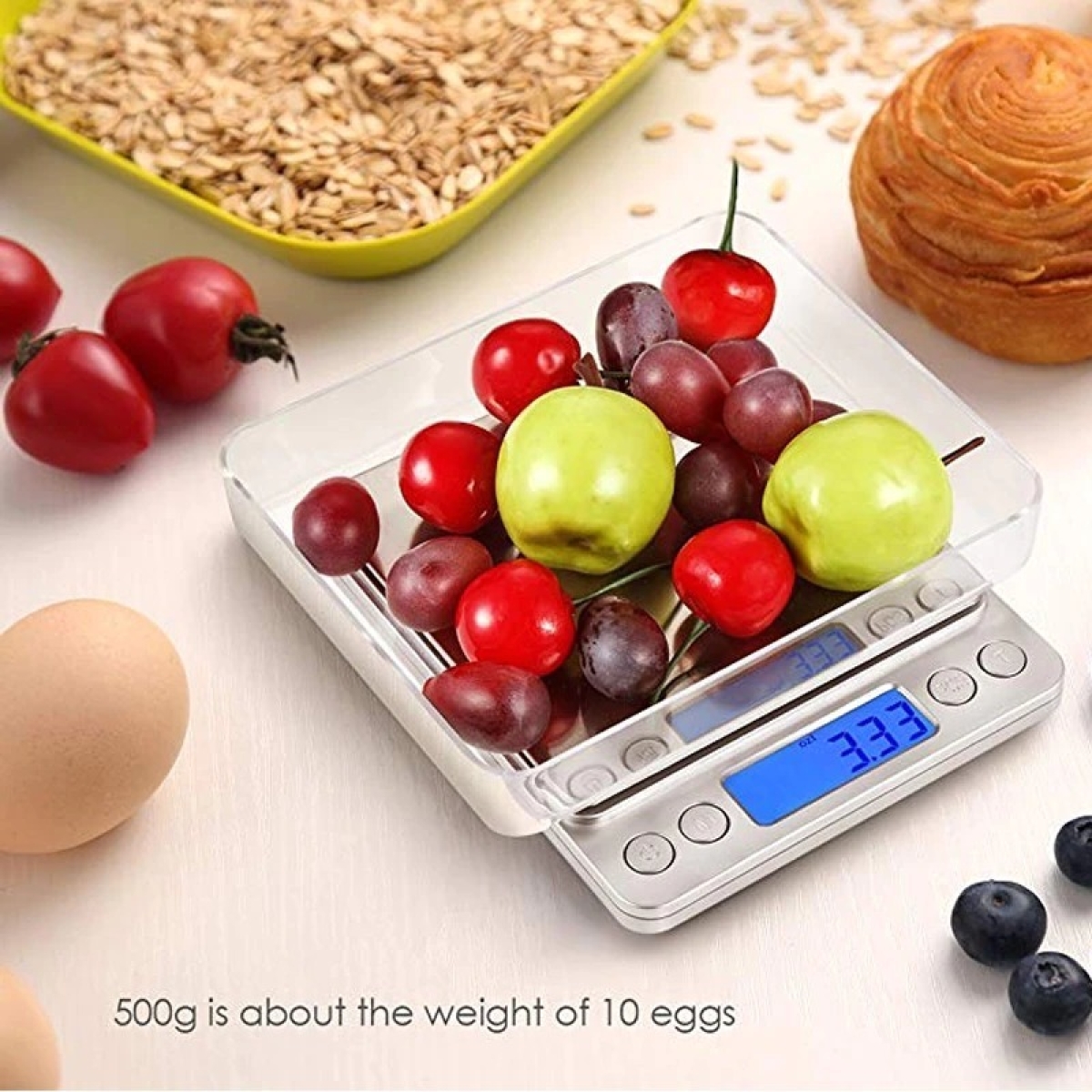 Balanza Digital Precision Cocina Bolsillo Joyero Carga Usb - Imagen 5