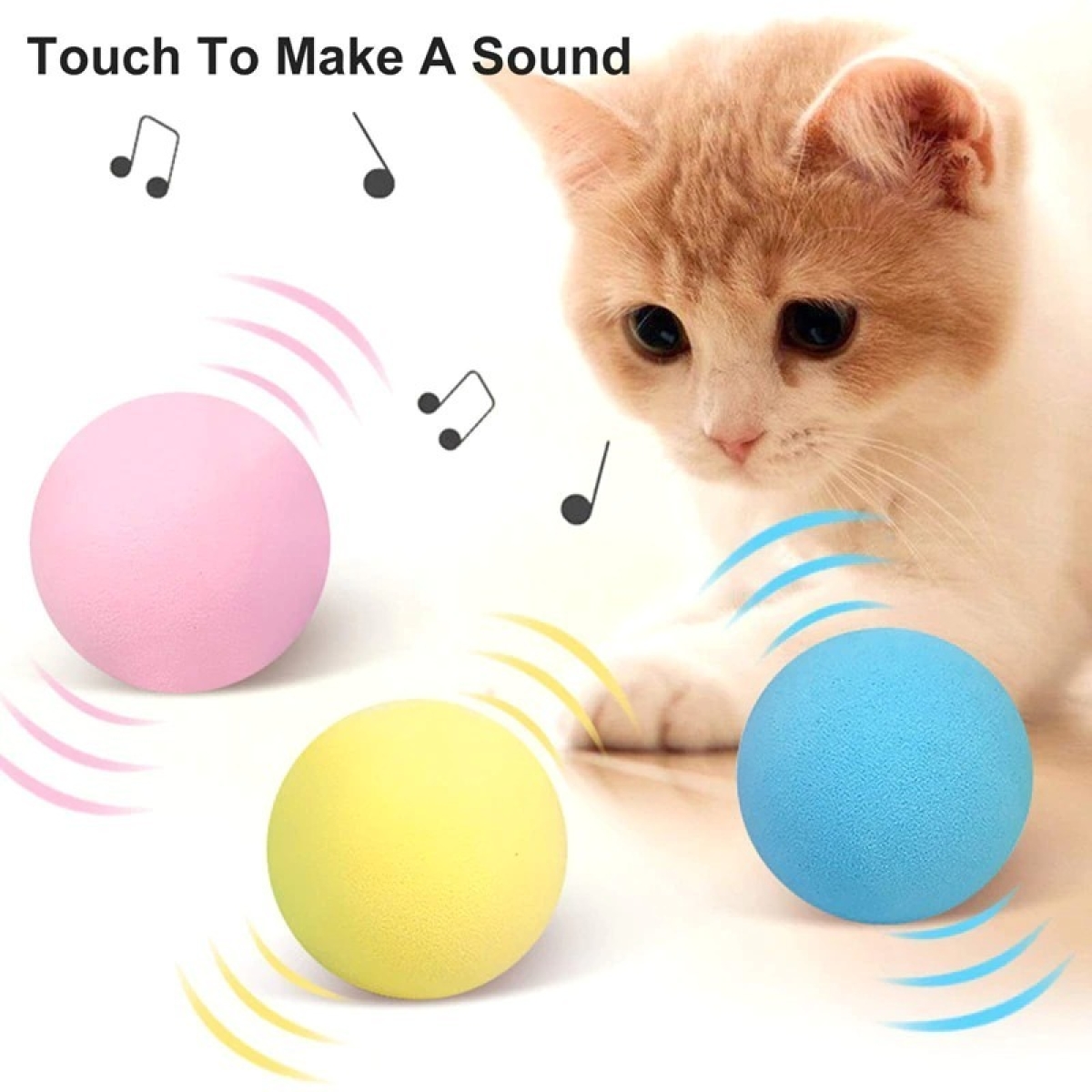 Bola Para Gato Con Simulación De Sonido Juguete - Imagen 7