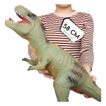 Dinosaurio De Juguete Gigante Goma Flexible Con Sonido - Imagen 5