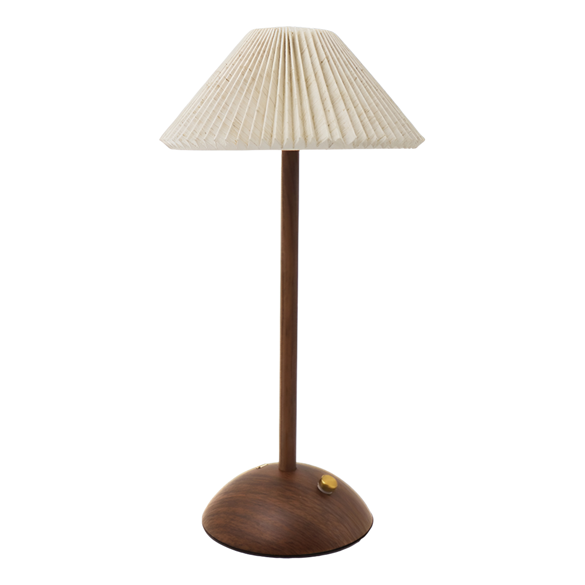 Lampara De Mesa Diseño Madera Inalambrica Táctil Recargable - Imagen 1