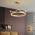 Lámpara Colgante Infantil Corona Led Para Dormitorio - Imagen 4