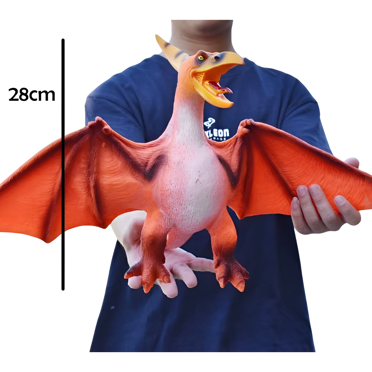 Dinosaurio De Juguete Gigante Goma Flexible Con Sonido - Imagen 19